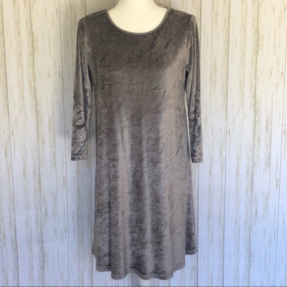 Michael Stars velvet swing dress Medium